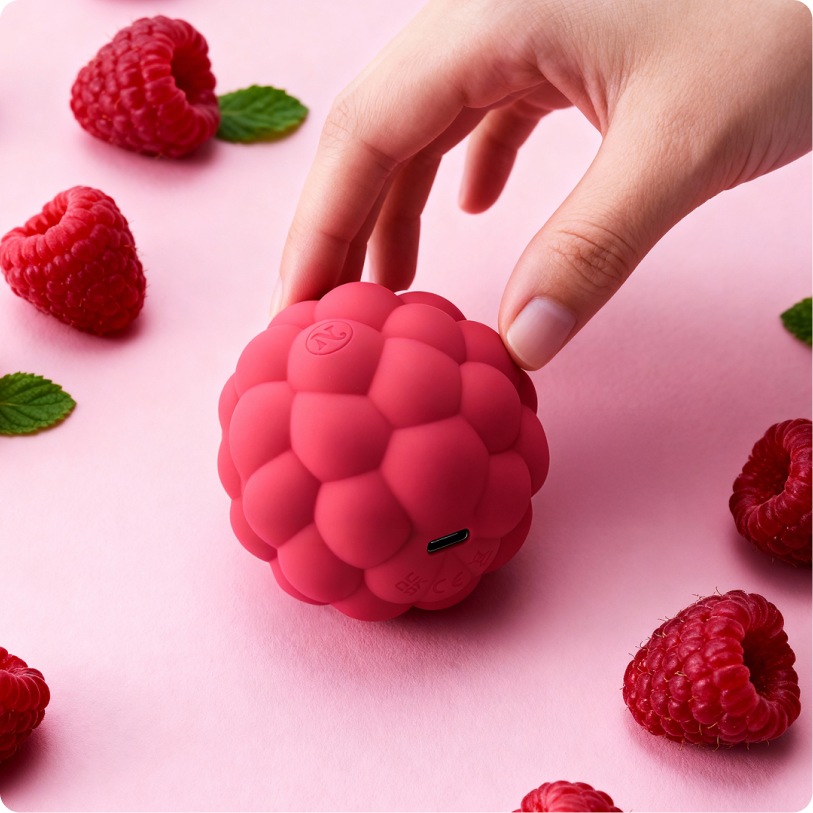 Berri Clitoral Vibrator (Raspberry) — tapping patterns